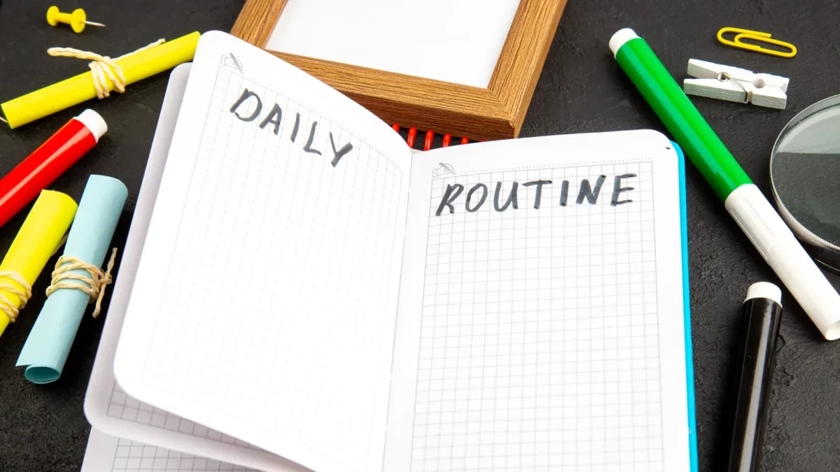 Creating daily routine