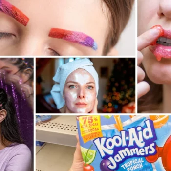 TikTok beauty trends (collage)